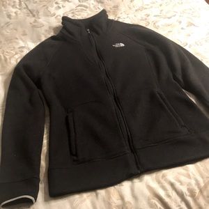 NORTHFACE LADIES FLEECE KNIT ZIP JACKET - LIKE NEW